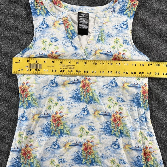 Disney Cruise Line Dress Womens Small Mickey Floral Tank Sundress Tropical - Picture 8 of 16